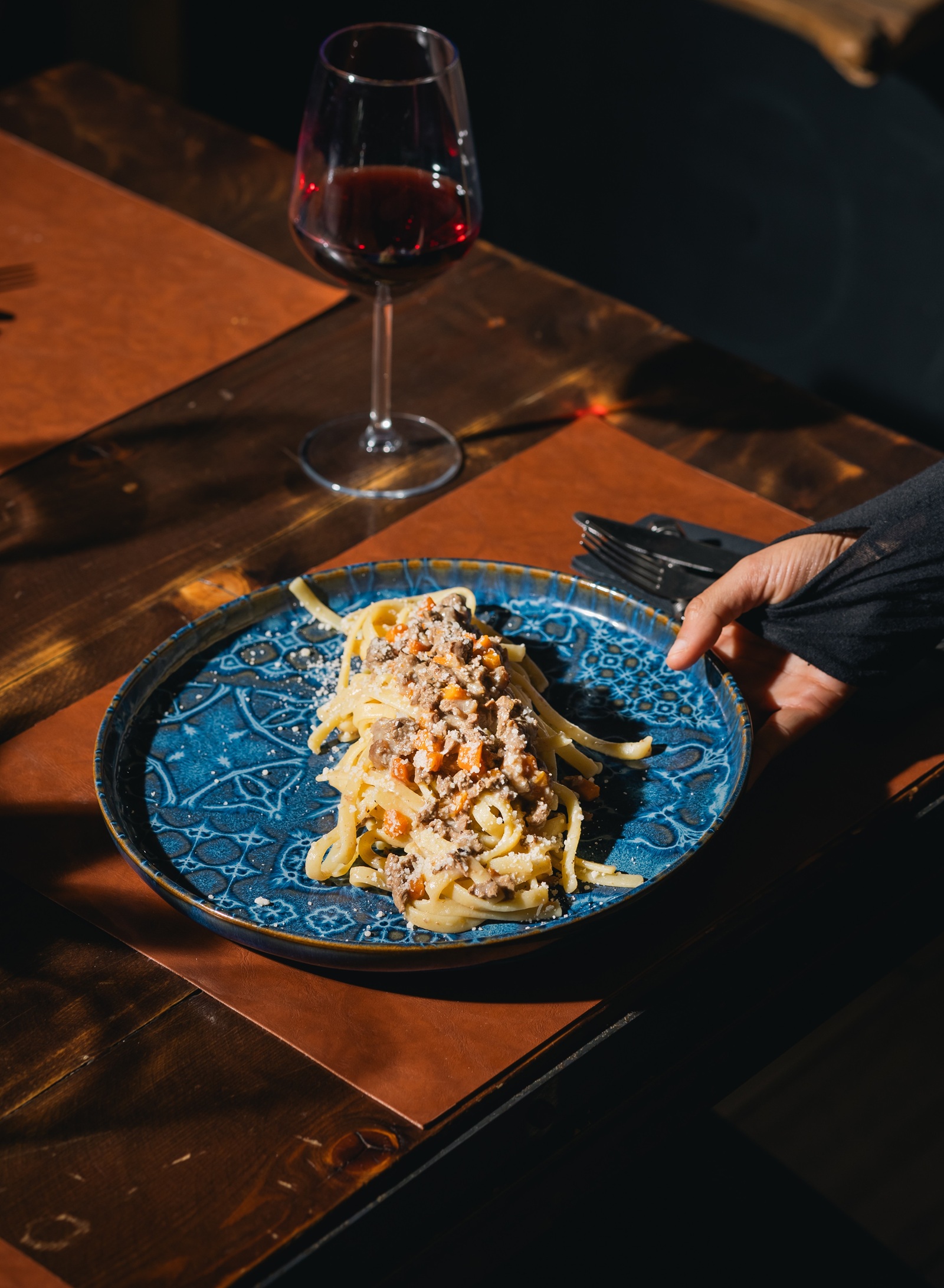 Piatto di ragu di scottona del ristorante B-53